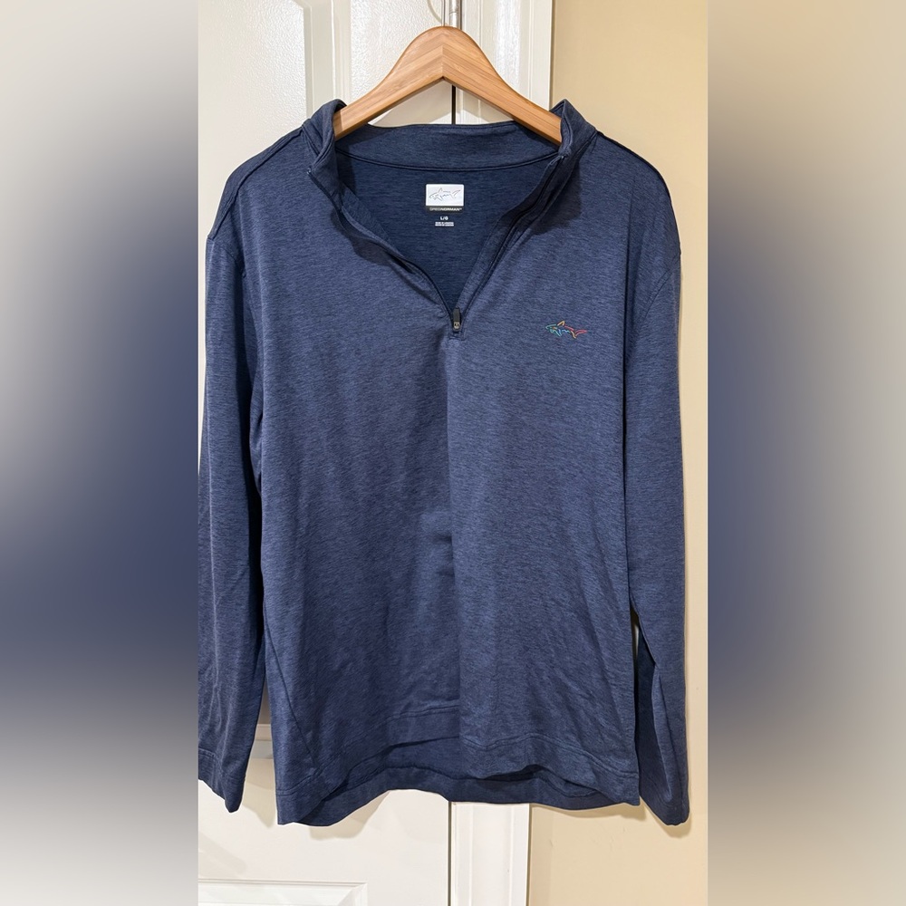 Men’s Navy Quarter-Zip Pullover